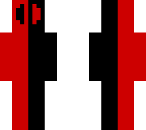 black and red thing with mask