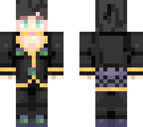 black hair giorno giovanna