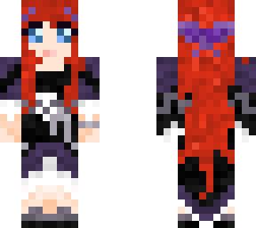 dark plum and red