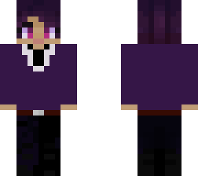 purple angel boy