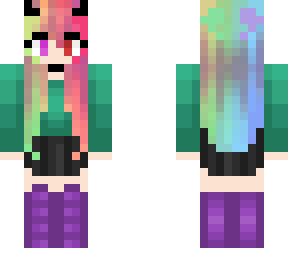 rainbow devil girl