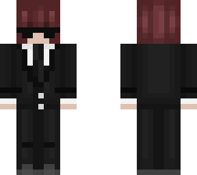 suit redhair girl