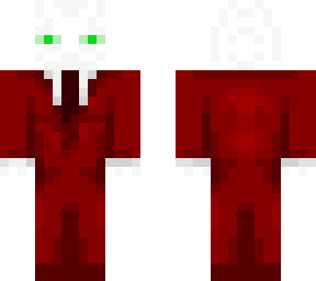 white enderman in suit