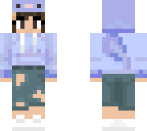 Blue Axolotl Minecraft Skins