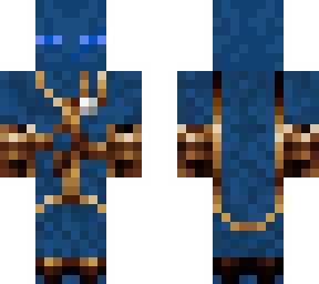 blue enderman (with gauntlet)