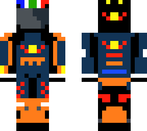 brad binder skin with face inside