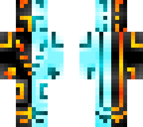 fire vs ice knight request by indominusrex581