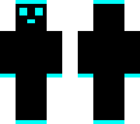 neon blue highlight skin