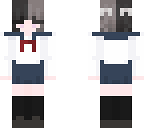 rando school girl split hair