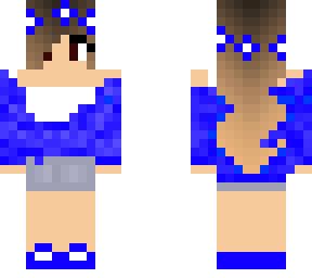 white tank top w/ blue jacket