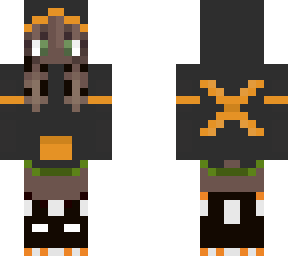 black female in bakugo hoodie