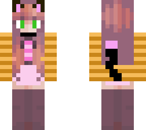 green eyed cat girl