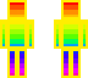 plain rainbow outline yellow