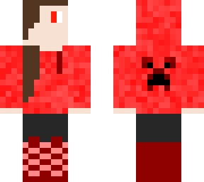 red creeper hoodie