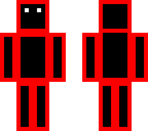 red outline