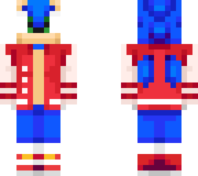 sonic with clothes