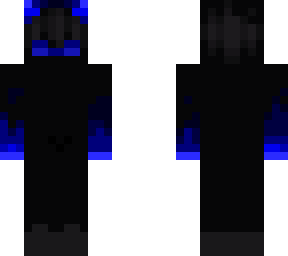 dark demon with dark blue hand