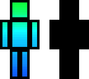 framed gradient blue/green (front only)