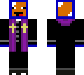 orange-blue priest