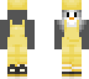 penguin in dungarees