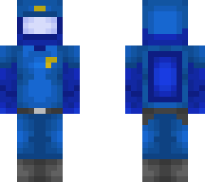 policeman blue - among us