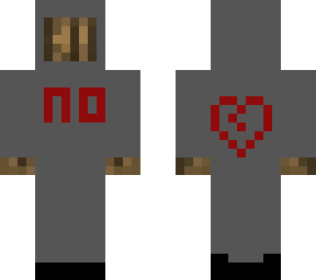 tree skin but with a hoodie