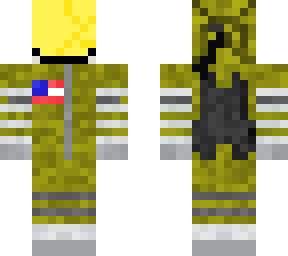 yellow astronaut