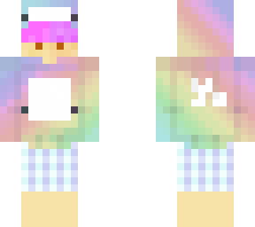 yobeesmilk boy with magenta hair