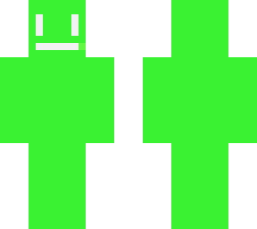 a green skin