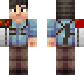 ash williams (with chainsaw arm)