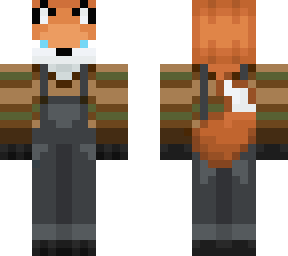 fox in goblincore outfit