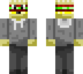 hamburger with a jumper.
