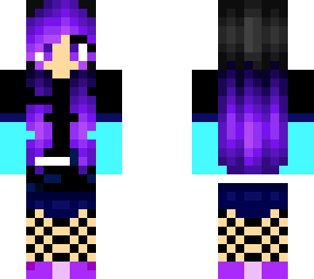 purple hair girl :d