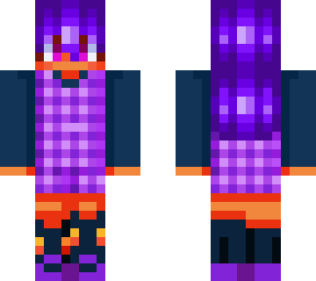 purple hair person