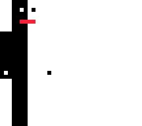 white and black