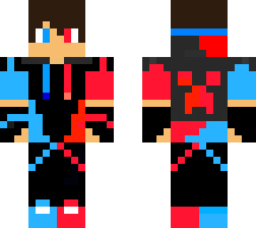 boy red-blue