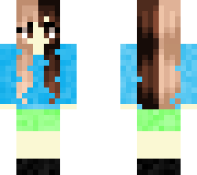 girl with half-tone hair ;)