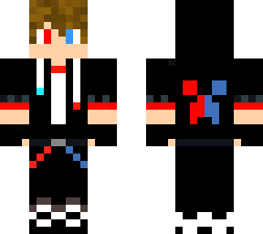 guy red-blue outfit