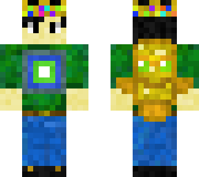guy with crown and totem