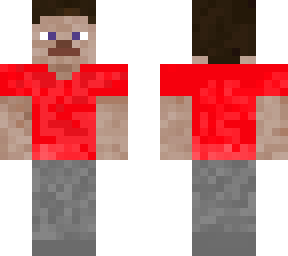 red steve with gray sweats<3