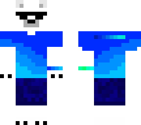 blue fade polarbear