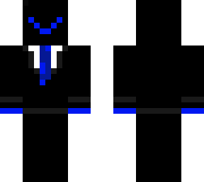 fancy blue and black demon