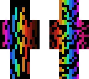 glitched out rainbow