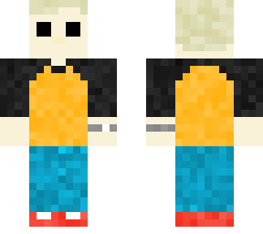 orange shirt and blue jeans 2.0
