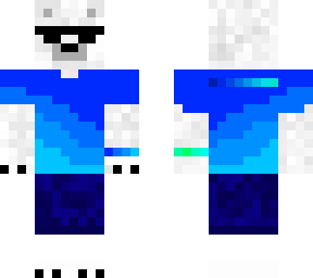 polar bear sunglasses blue fade w/ texture