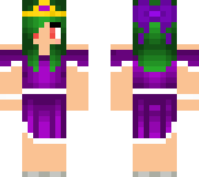 purple dress