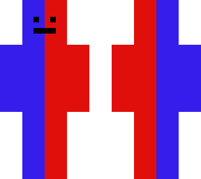 red and blue guy