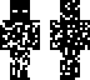 white and black