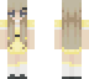 yellow dress | Minecraft Skin