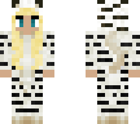 blonde tiger girl
